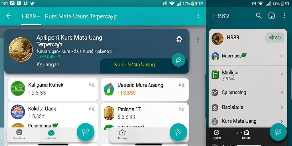 Tampilan antarmuka HR89 yang informatif dan mudah digunakan.