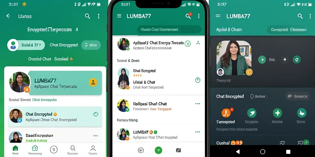 Tampilan antarmuka LUMBA77 yang modern dan fungsional.