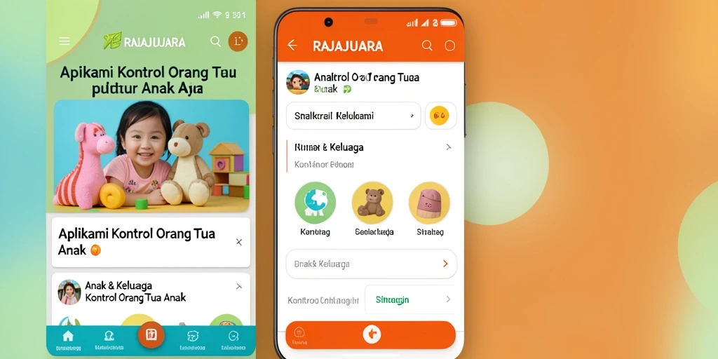 Antarmuka pengguna RAJAJUARA menampilkan kontrol dan laporan aktivitas yang jelas.