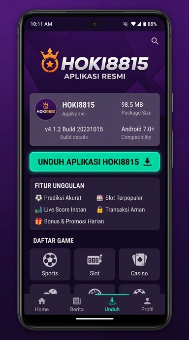 Unduh APK hoki8815 untuk Pengguna Android Indonesia